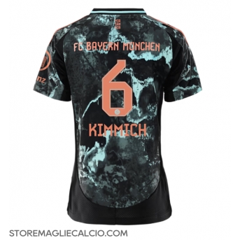 Bayern Munich Joshua Kimmich #6 Maglia Gara Trasferta Repliche 2024-25 Donna